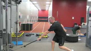 Hockey Training Standing Rotational Cable Lift [upl. by Nelyaw423]