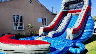 14ft High Tide Water Slide  Fun Jump Express Party Rentals  Norwalk CA [upl. by Nicky]