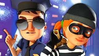 LEIKITÄÄN POLIISIA amp ROSVOA  Pelataan Hello Neighbor Hide amp Seek [upl. by Adnert]