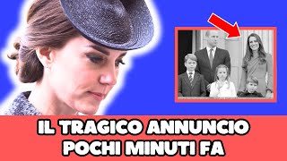 🔴 KATE MIDDLETON IL TERRIBILE ANNUNCIO POCO FA “DEVO FARLO PER I MIEI FIGLI…” [upl. by Nasas]