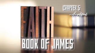 Bible Read Book of James Audible with Captions Chapter 5  Amplified Version [upl. by Clemen]