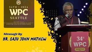 Message by Br Saju Mathew l 34th Western Pentecostal Conference 2024 Day 01 Evening [upl. by Akemahs116]