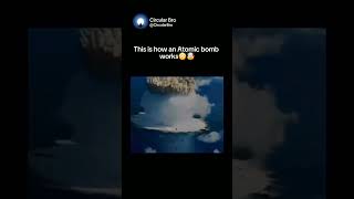 How an Atomic Bomb ⚛ 😳🤯 shorts nuclear nuclearbombs atomicbomb nuclearexplosion explosion [upl. by Erdnael]