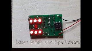 Elektronischer Würfel ein Lötbausatz von SolExpert [upl. by Lenoel998]