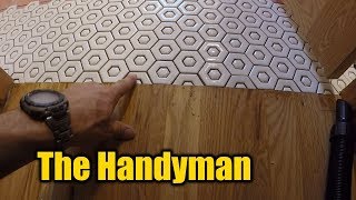 1940s Bathroom Remodel  Bathroom Floor System  THE HANDYMAN [upl. by Rechaba]