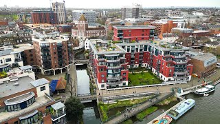 4K Kingston upon Thames  London by Drone [upl. by Cullan675]