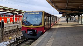 SBahn Berlin  Mitfahrt in der S1 von Oranienburg bis Berlin Spindlersfeld in der BR 482 4678 [upl. by Ifill]