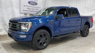 Atlas Blue 2022 Ford F150 LARIAT Review  MacPhee Ford [upl. by Mairim242]