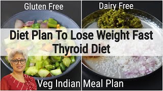 Diet Plan To Lose Weight Fast  Full Day Meal Plan For Weight Loss  Thyroid Diet  Skinny Recipes [upl. by Clarkin90]