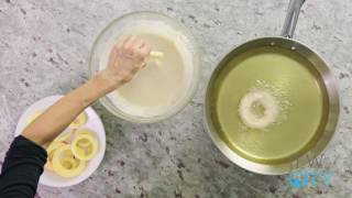 50 Second Rosh HaShanah Recipe Fried Apple Rings [upl. by Aeet]