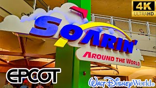 EPCOT Soarin Around the World Full Ride POV Walt Disney World [upl. by Lipps]