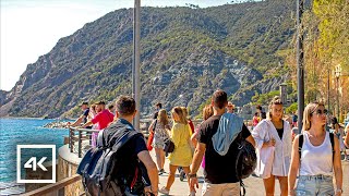 🇮🇹 Monterosso al Mare Italy  Walking Tour 4K HDR 60fps September 2022 [upl. by Arymahs]