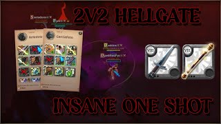 Albion Online  2v2 Hellgate  DaggerampGrailSeeker 🔥ONESHOT🔥 [upl. by Annamarie751]