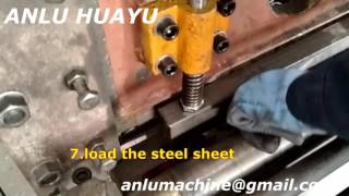 JQ2516 expanded metal mesh machine regulation demonstration [upl. by Lindholm611]