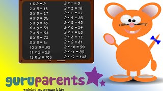 Count by 9s  teach your child their 9 times tables [upl. by Ahsitniuq551]