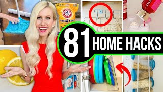 81 LIFE CHANGING HOME HACKS You NEED TO TRY NOW [upl. by Kotto]