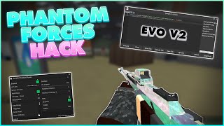 Roblox Phantom Forces Script GUI Evo v2 WORKING Aimbot  ESP  More Pastebin 2021 [upl. by Ocirred]