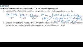 M098 31 Scientific notation and unit conversion [upl. by Nnaarat]