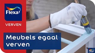 Meubels verven tips voor een egaal resultaat  Flexa [upl. by Naivad452]