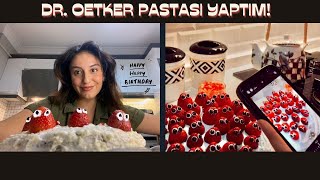 DR OETKER ÇİLEKLİ DOĞUM GÜNÜ PASTASI YAPTIM [upl. by Labanna]