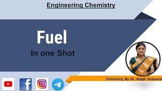 Fuel in one shot Video  AKTU Engineering Chemistry unit 4 fuel Engineering Chemistry Dr Anjali [upl. by Ahsirak392]