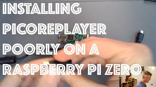 Installing picoreplayer poorly on a Raspberry Pi Zero [upl. by Ileane]