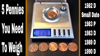 5 Modern Pennies You Need To Weigh Up  Copper or Zinc [upl. by Shelly]