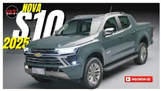 Nova Chevrolet S10 2025 tem o que precisa para enfrentar a concorrência Toyota Hilux e Ford Ranger [upl. by Bick]