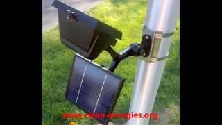 Commercial Solar Flagpole Light  Solar Sign Light [upl. by Otrebla]