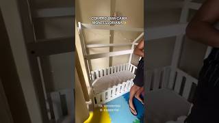 CAMA MONTESSORIANA BARATA créditos alexiabarross bebe bebes maternidade maedemenina [upl. by Watson]