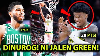 quotNAPASAYAWquot na lang dito sila Jalen Green BIGGEST UPSET│Boston Celtics vs Houston Rockets highlights [upl. by Asirak17]