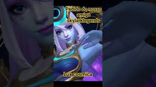 skin lux cosmos negro e lux cósmica wild rift brasil [upl. by Nnyleve917]