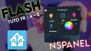 TUTO home assistant lovelace dashboard sur NSpanel Sonoff [upl. by Enirtak175]