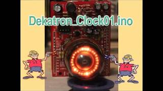 Arduino Dekatron Shield Clock [upl. by Cornelle]