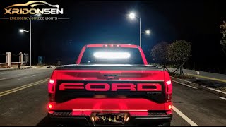 XRIDONSEN 35 inch Traffic Advisor White Light Bar for Firefighter Police Construction Vehicles Truck [upl. by Ynafetse275]