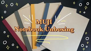 MUJI Notebook Unboxing ASMR [upl. by Tenej795]