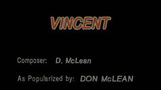 Vincent  Don McLean  Videoke 🎼 🎤 [upl. by Sicular37]