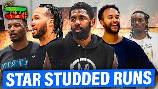 Kyrie Irving Jalen Brunson Jeremi Grant Kyle Anderson Torey Craig at MTAR pro run [upl. by Zetrok]