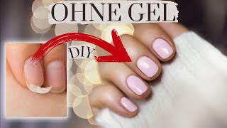 5 EASY SCHRITTE SCHÖNE NÄGEL SELBST MACHEN OHNE GEL [upl. by Yreneh]