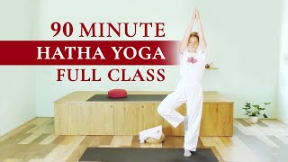 90 Min Hatha Yoga Full Class for All Levels  Arhanta Yoga [upl. by Lan999]