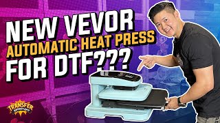 Is Vevors AUTOMATIC 2in1 Heat Press Good for DTF Full Review [upl. by Teodorico693]