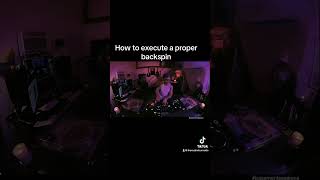 How to Execute a Backspin🎧 Master this skill DJTips Backspin DJLife Tutorial housemusic [upl. by Atikihs21]