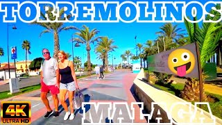 TORREMOLINOS 🇪🇦 MALAGA Beach Walk 2022 COSTA DEL SOL SPAIN 4K [upl. by Dorren]