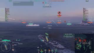 World of Warships  Sun YatSen VS full health SE Coronel Bolognesi [upl. by Idona]