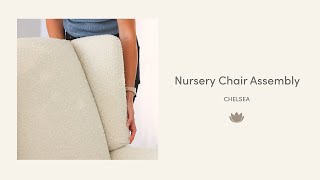 Nursery Chair Assembly with iL Tutto [upl. by Annahsirhc]