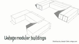 Ushape modular housing [upl. by Narton]