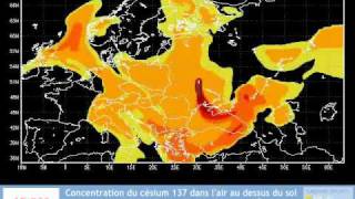 animation of Chernobyls radiation [upl. by Ralyat]