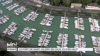 VUE DEN HAUT  Le port de SaintValeryenCaux [upl. by Haelat623]