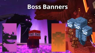 Minecraft Boss Banners 116 [upl. by Glynn]