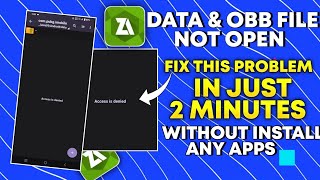 HOW TO FIX ZARCHIVER ACCESS IS DENIED 2024 [upl. by Rubenstein209]